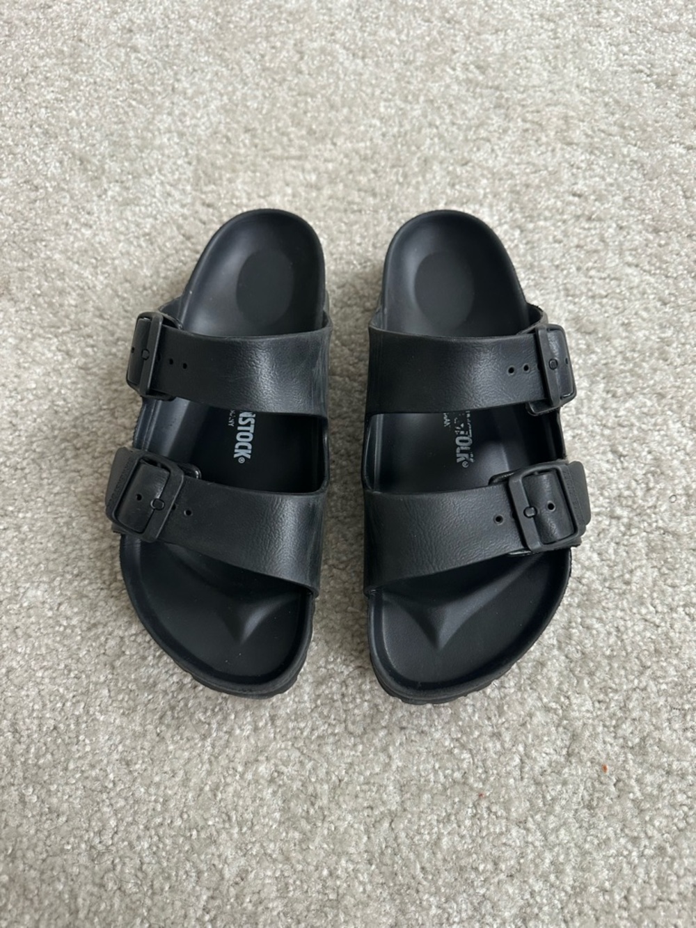 Birkenstock Black Double Strap EVA Sandals